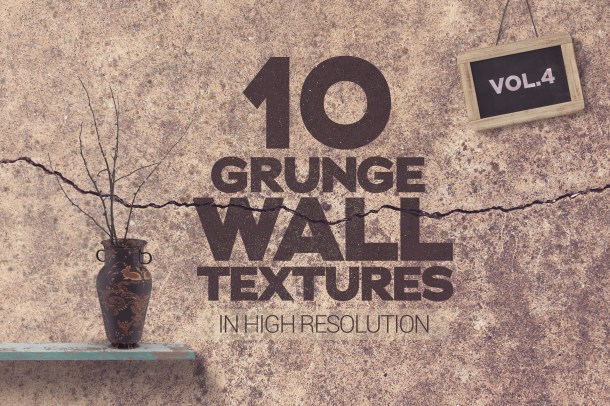 1 Grunge Wall textures Vol 4 x10 (2340)